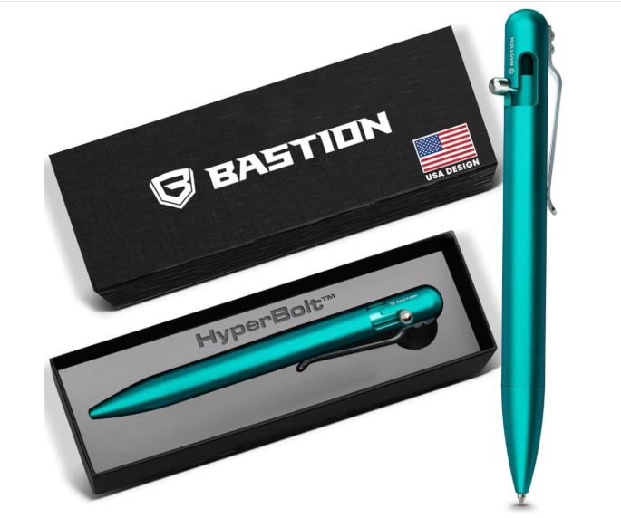 Bastion Green Aluminum Bolt Action Pen