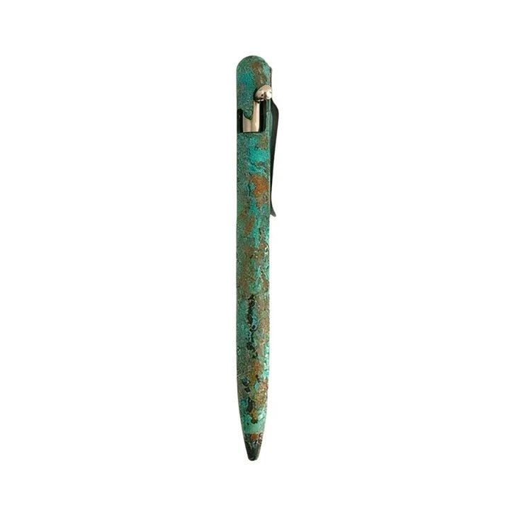 Shipwreck Edition Copper Patina - Bolt Action Pen by Bastion® - Bastion Bolt Action Pen