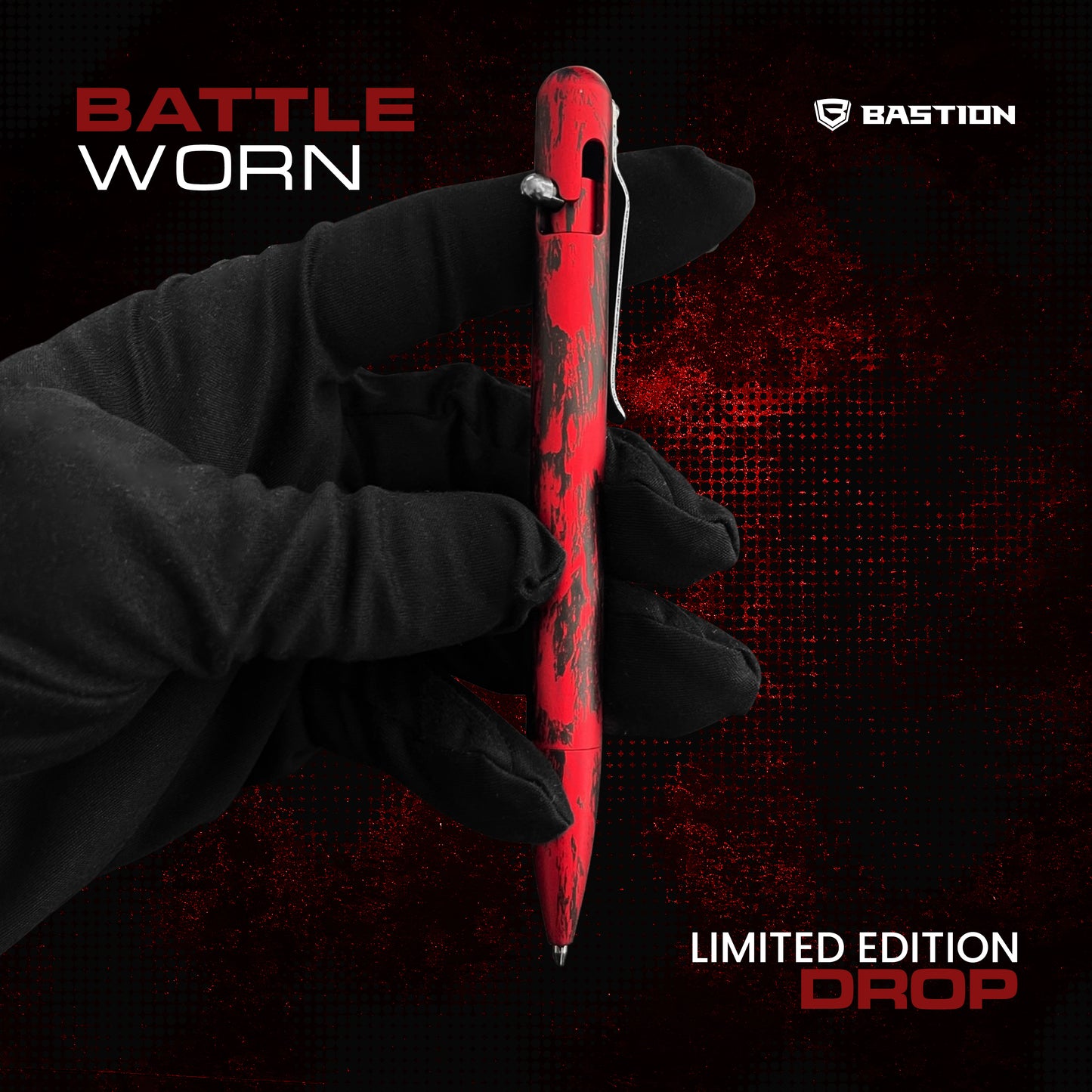 BATTLE WORN ALUMINUM - BASTION® BOLT ACTION PEN