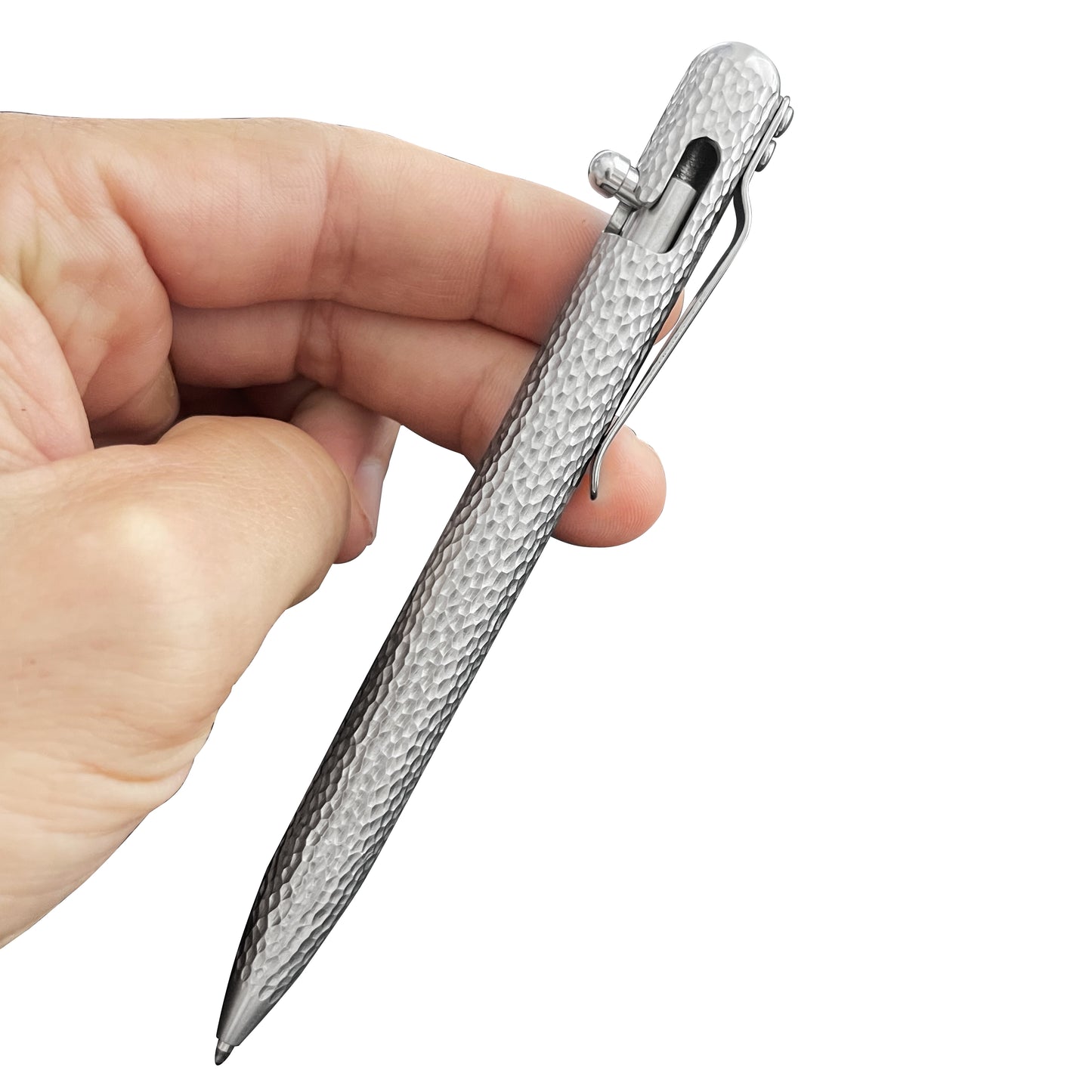 Crater Stainless Steel - Bolt Action Pen by Bastion®