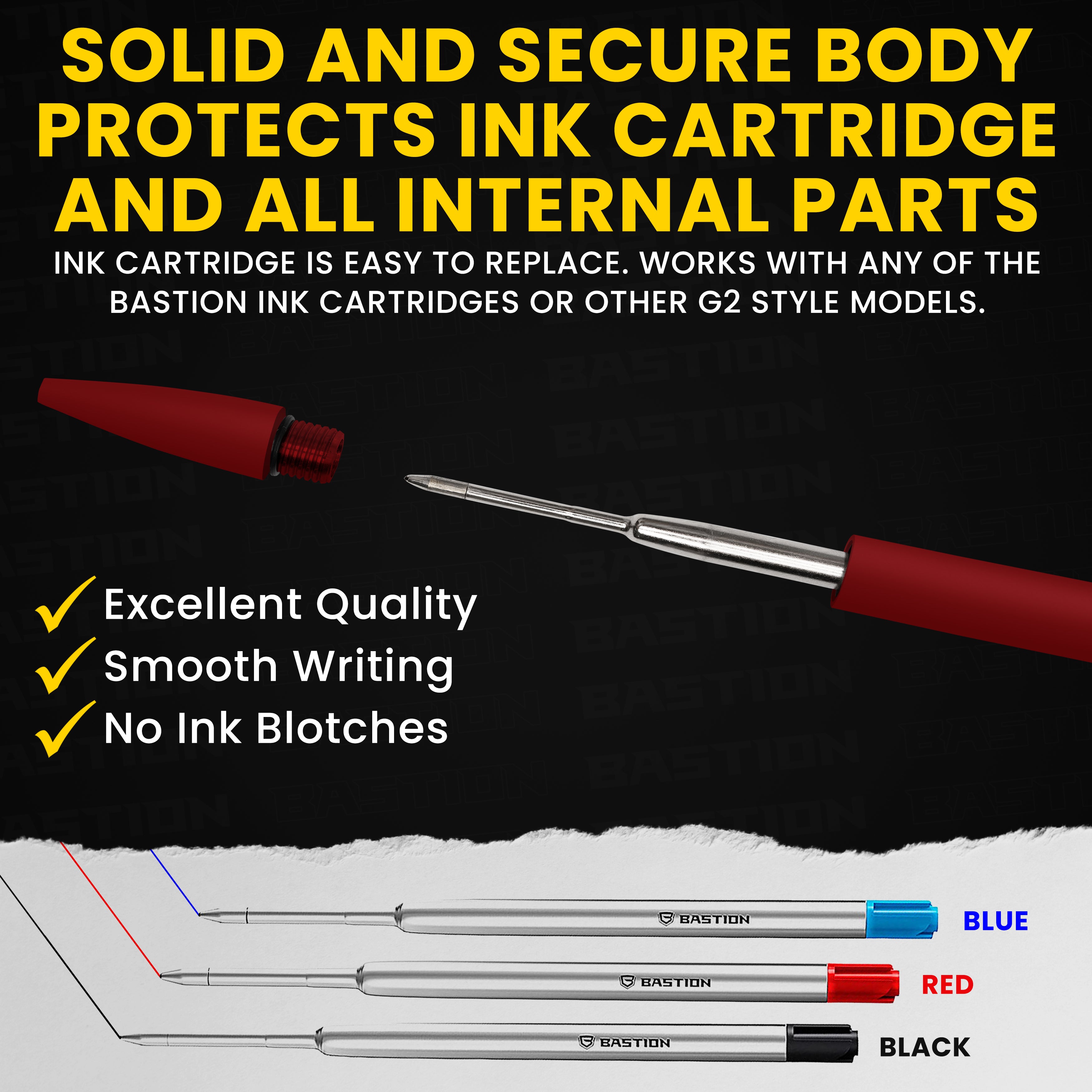 Aluminum - Slim Bolt Action Pen by Bastion®