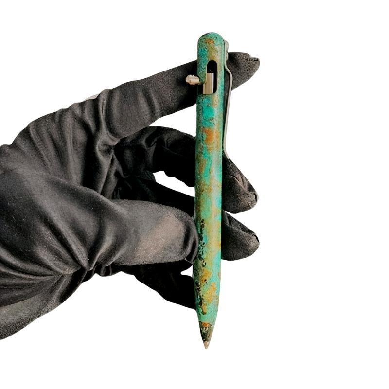 Forced Patina Brass Bolt Action Pen