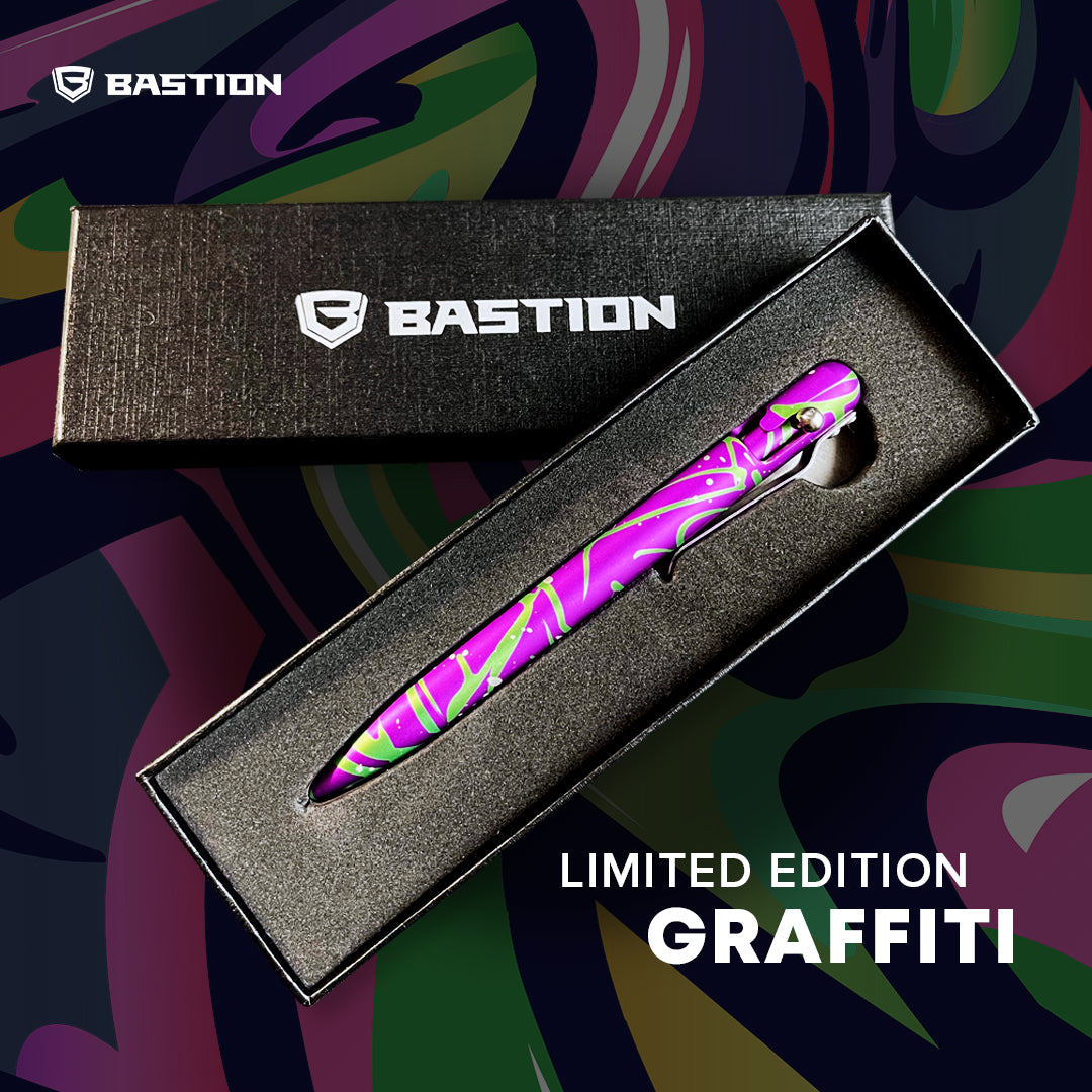 GRAFFITI ALUMINUM - BASTION® BOLT ACTION PEN