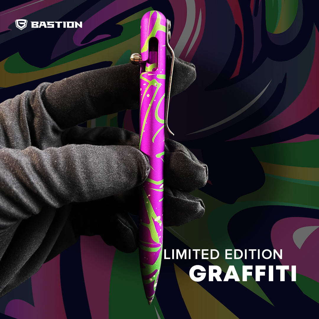 GRAFFITI ALUMINUM - BASTION® BOLT ACTION PEN