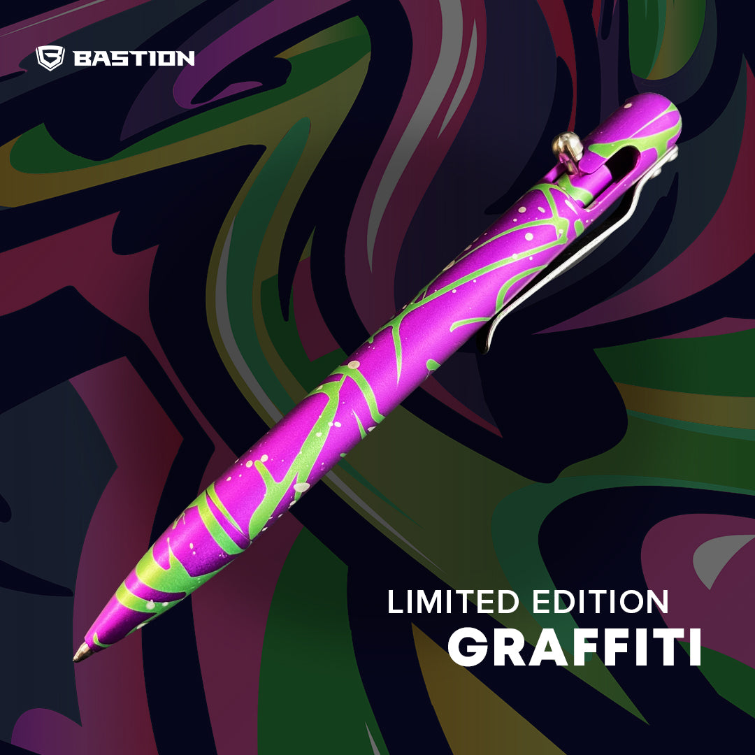 GRAFFITI ALUMINUM - BASTION® BOLT ACTION PEN