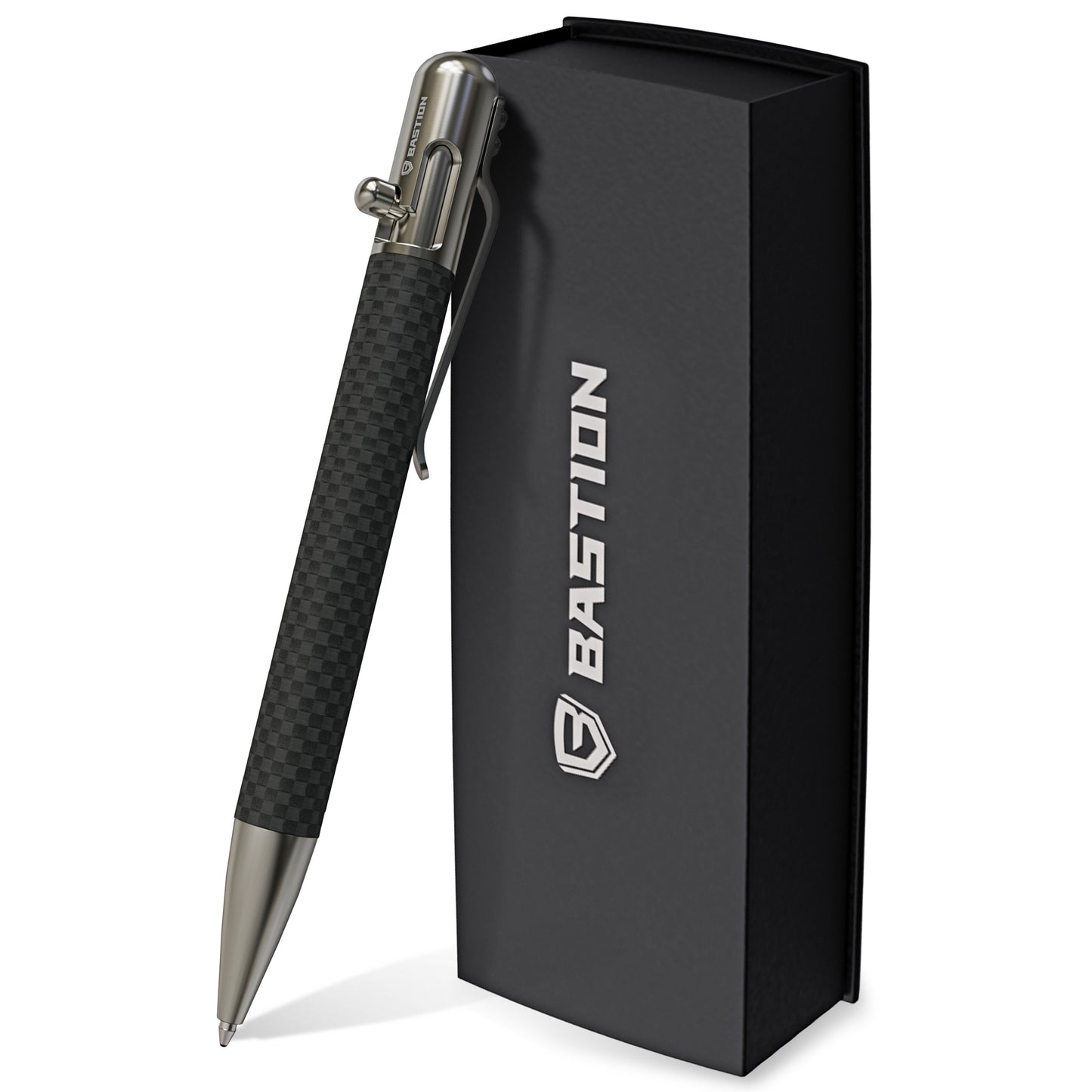 Carbon Fiber and Stainless Steel - Bolt Action Pen by Bastion®