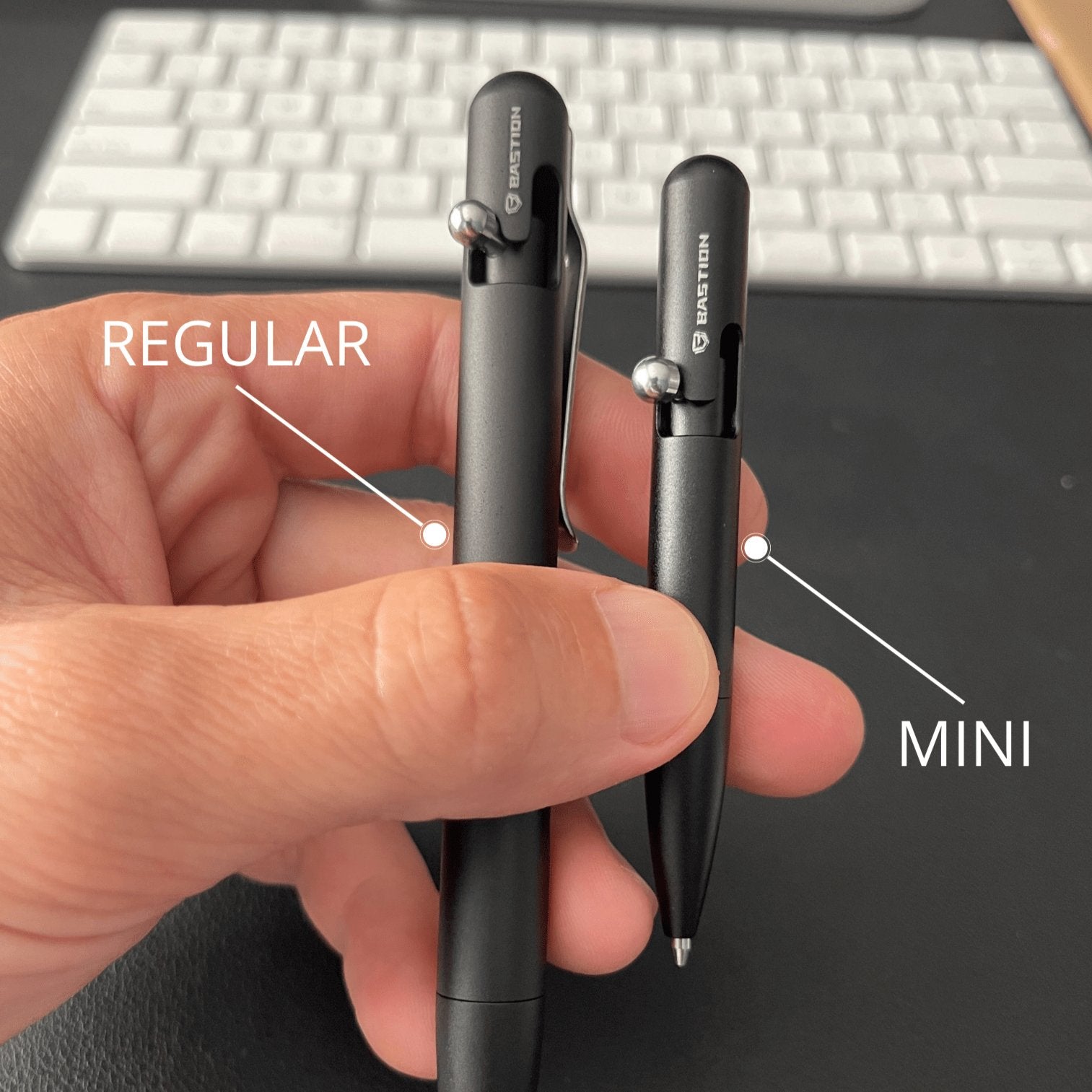 Mini Clipless Bolt Action Pen by Bastion® - Bastion Bolt Action Pen